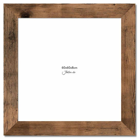 Altholzbilderrahmen 60x60|8cm